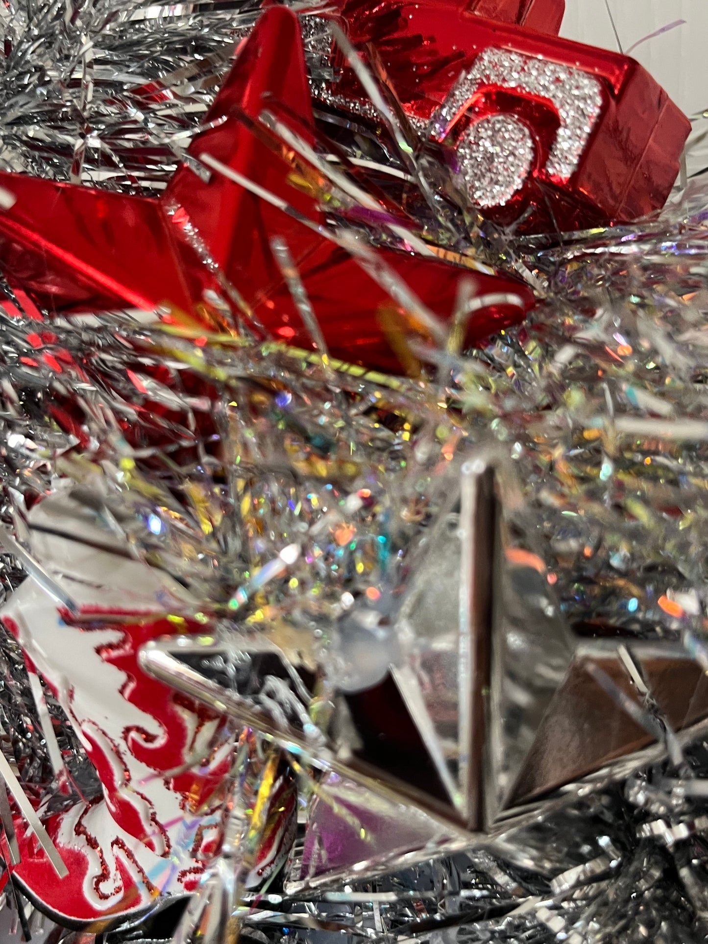 Disco Cowboy Christmas Wreath